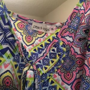 Peach royal dress